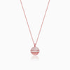 Anushka Sharma Rose Gold Studded Trinket Pendant With Link Chain