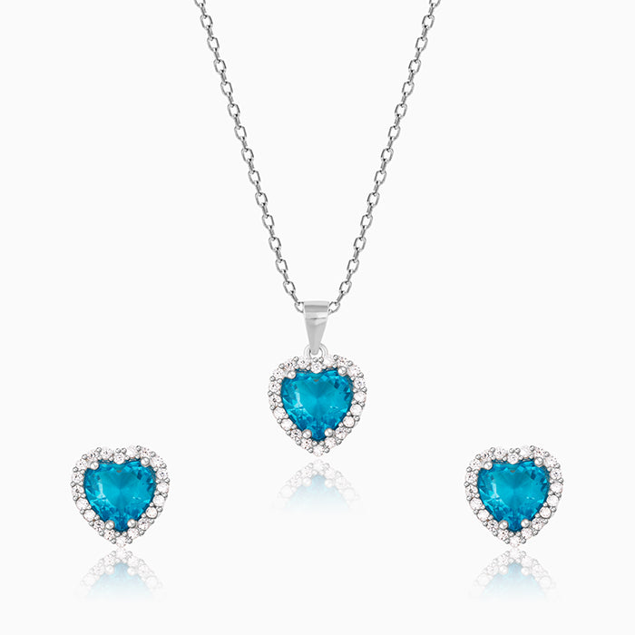 Silver Titanic Heart Of The Ocean Set - Image 1