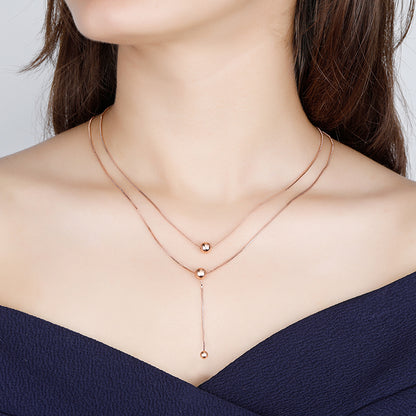Rose Gold Artsy Dangling Set