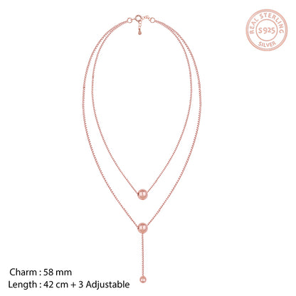 Rose Gold Artsy Dangling Set