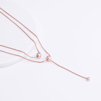 Rose Gold Artsy Dangling Set