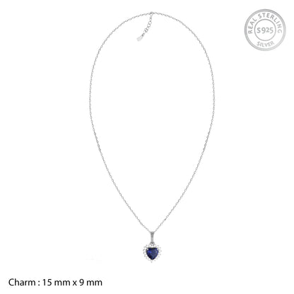 Silver Heart Of The Ocean Set of 3