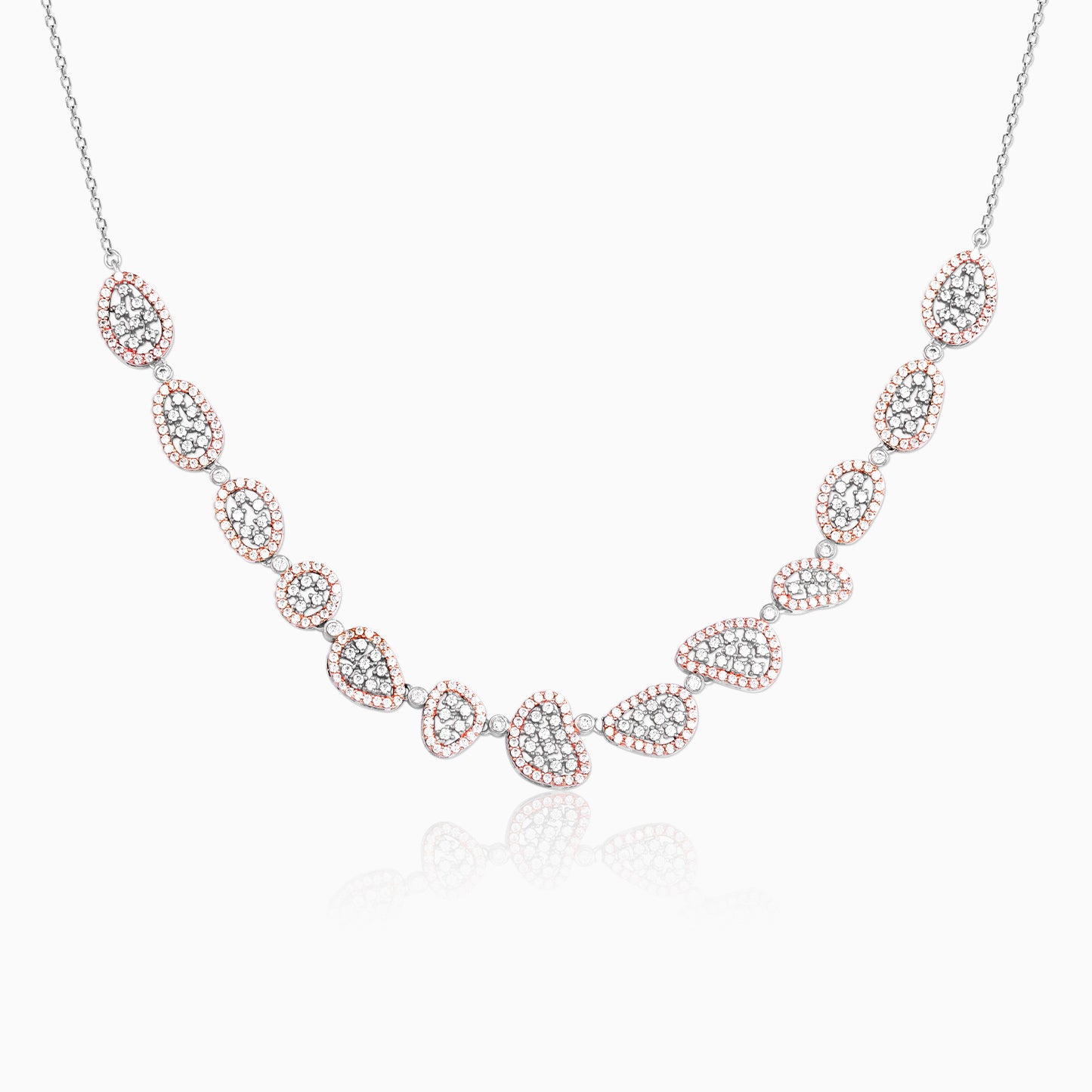 Rose Gold Call It Love Necklace