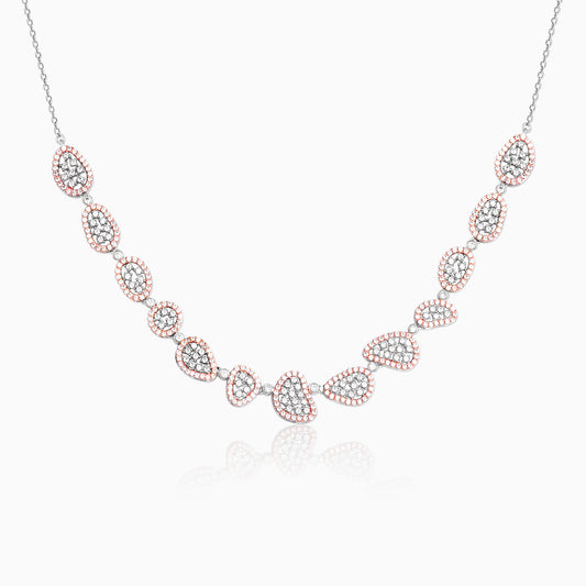 Rose Gold Call It Love Necklace