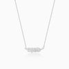 Silver Leafy Elegance Necklace