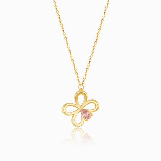 Golden Bewitching Butterfly Necklace