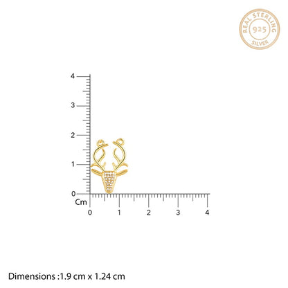 Golden Delicate Deer Necklace