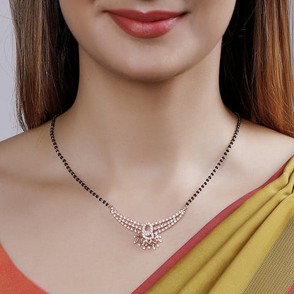 Rose Gold Inspiring Love Mangalsutra