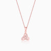 Rose Gold Enveloped in Love Pendant with Link Chain