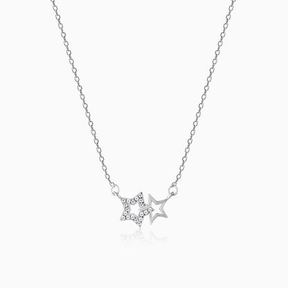 Silver Starry Affair Necklace