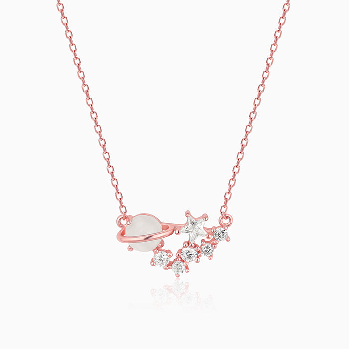 Rose Gold Celestial Love Necklace - Image 1