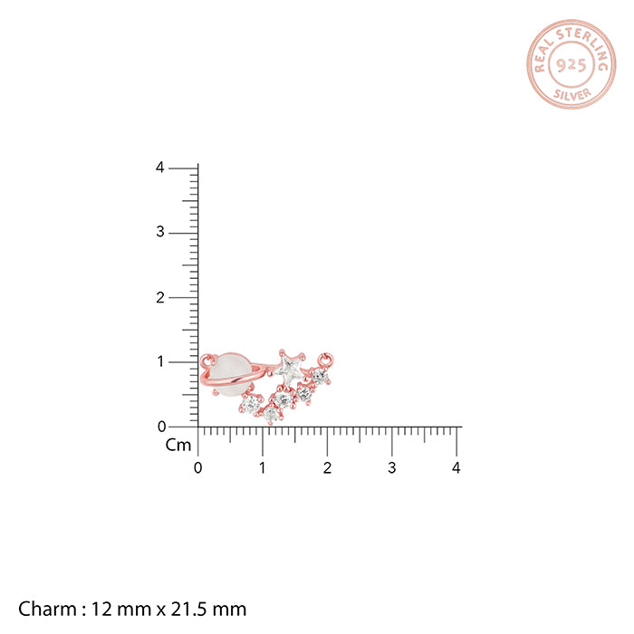 Rose Gold Celestial Love Necklace - view 4