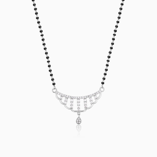 Silver Floral Paradise Mangalsutra