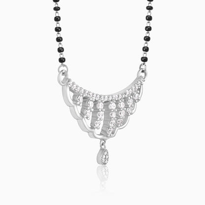 Silver Floral Paradise Mangalsutra