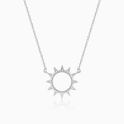 Silver Sunshine Necklace