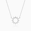 Silver Sunshine Necklace