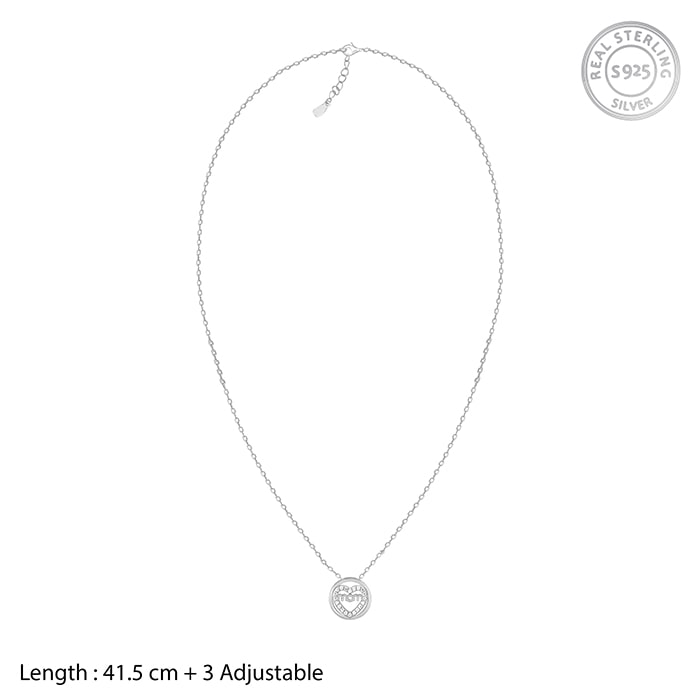 Silver Heart MOM Necklace - view 5