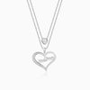 Anushka Sharma Silver Mama In My Heart Layered Necklace