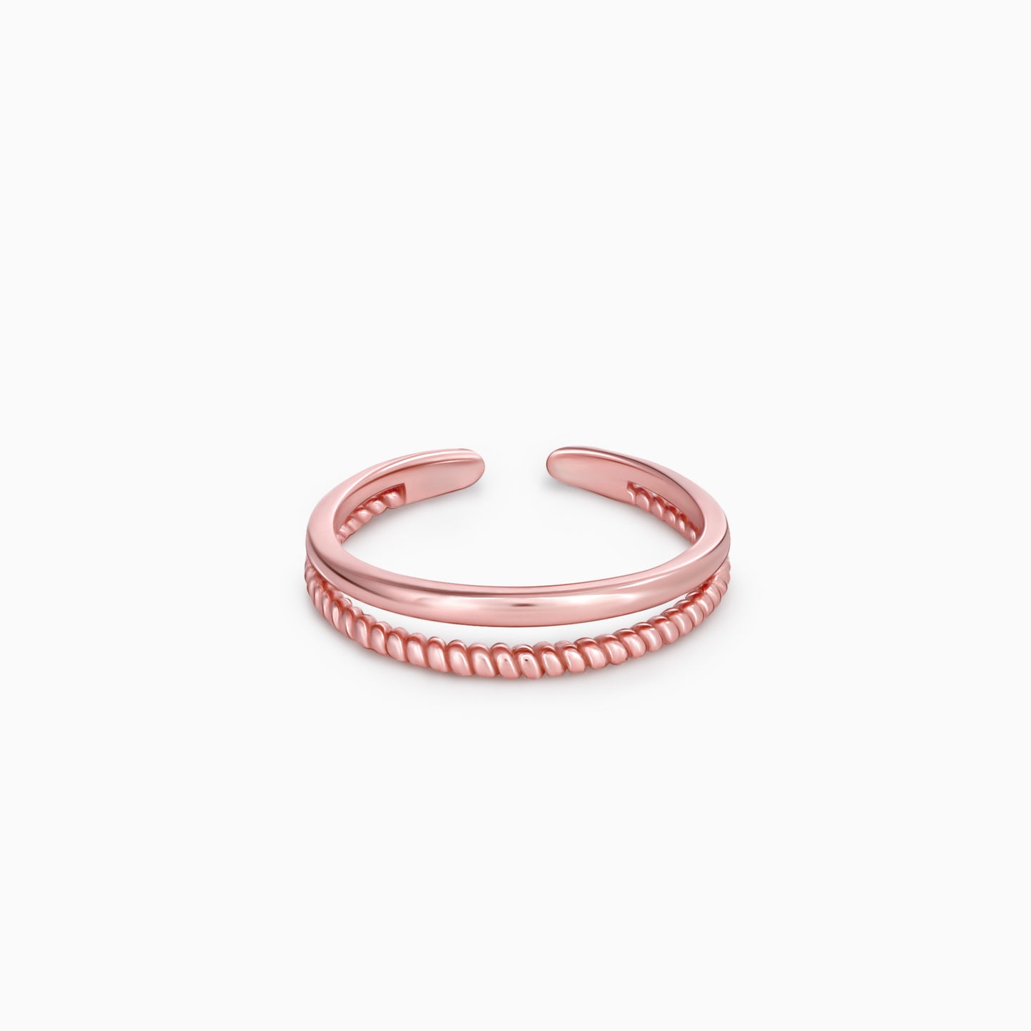 Rose Gold Elemental Charm Ring