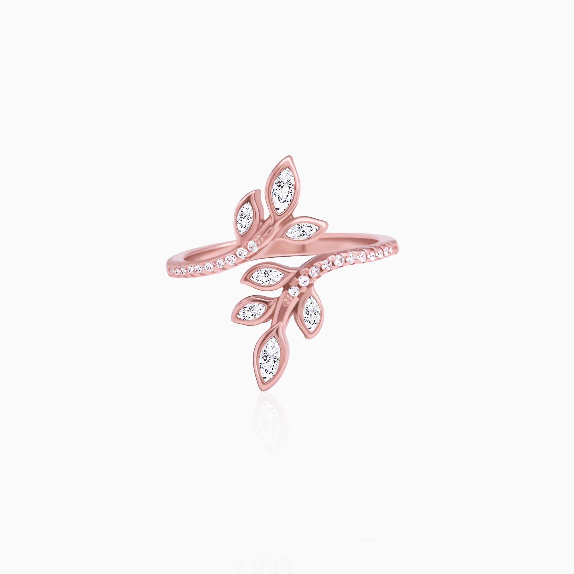 Rose Gold Pure Poise Ring - Image 1