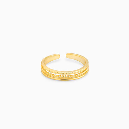 Golden Simplistic Angelic Ring