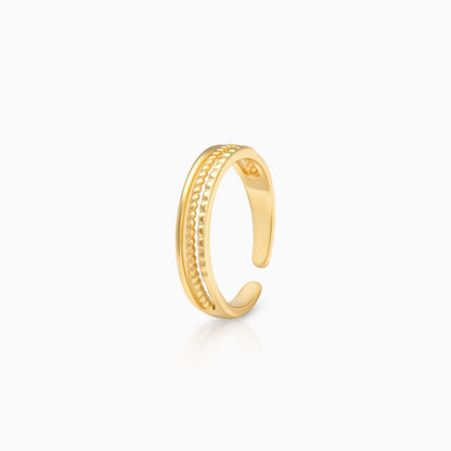 Golden Simplistic Angelic Ring