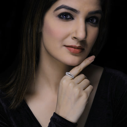 Silver Classic Rings Set