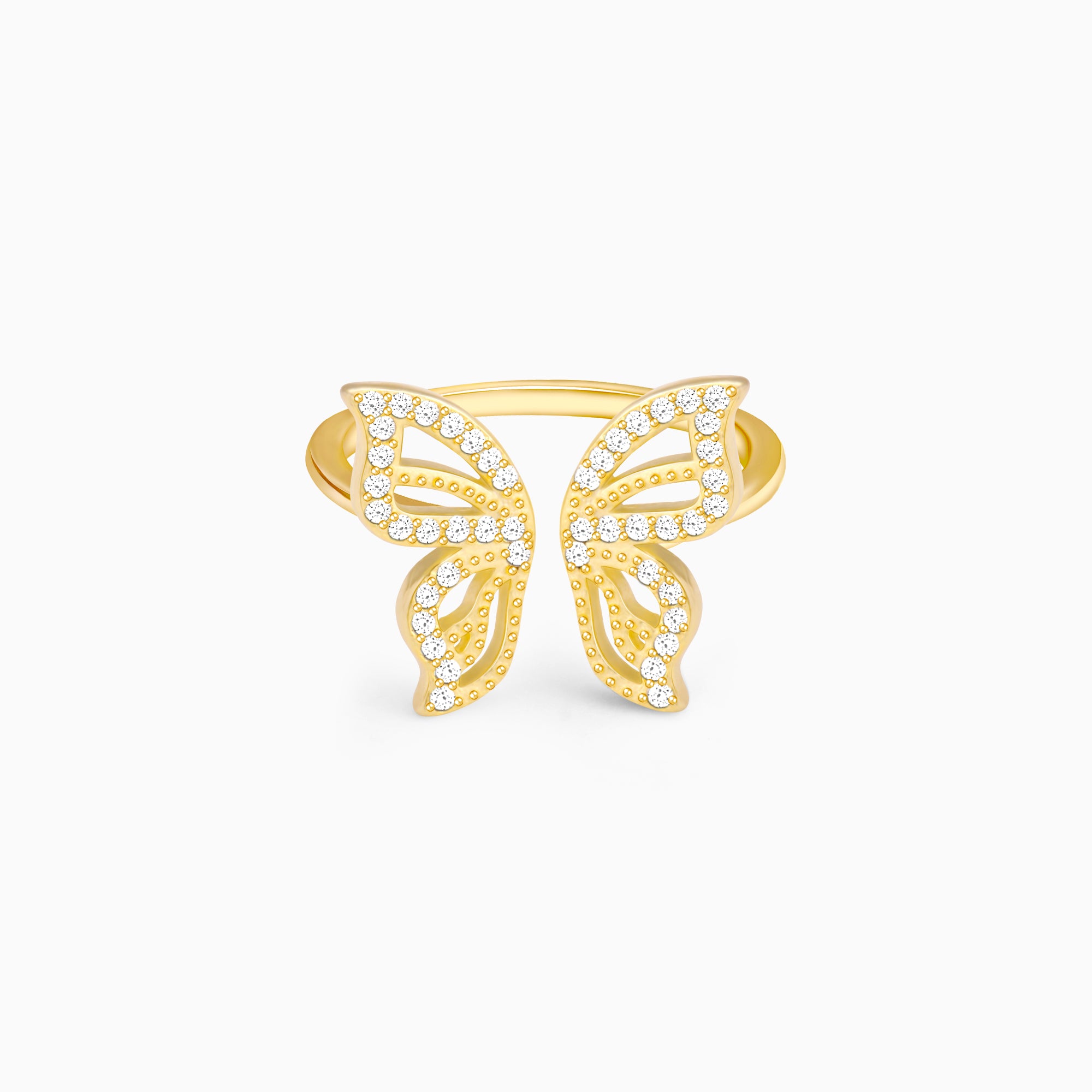 Golden Butterfly Starrer Ring - Image 1