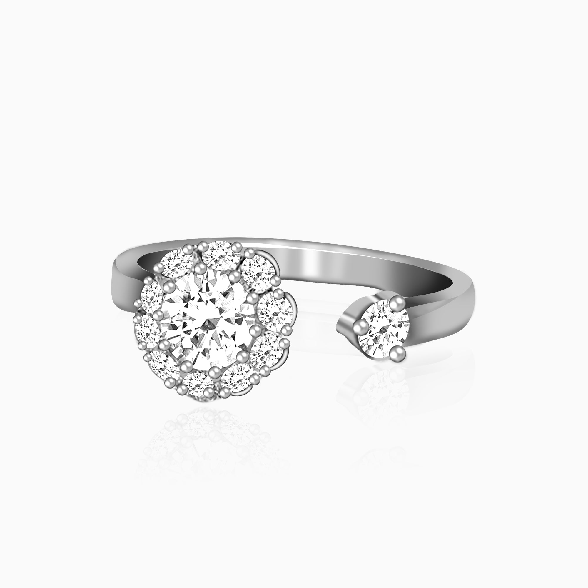 Ornate Jewels 925 Sterling Silver Pear Shape AAA Grade American Diamond  Solitaire Wedding Engagement Ring for Women and Girls Stylish Jewellery :  Amazon.in: Fashion