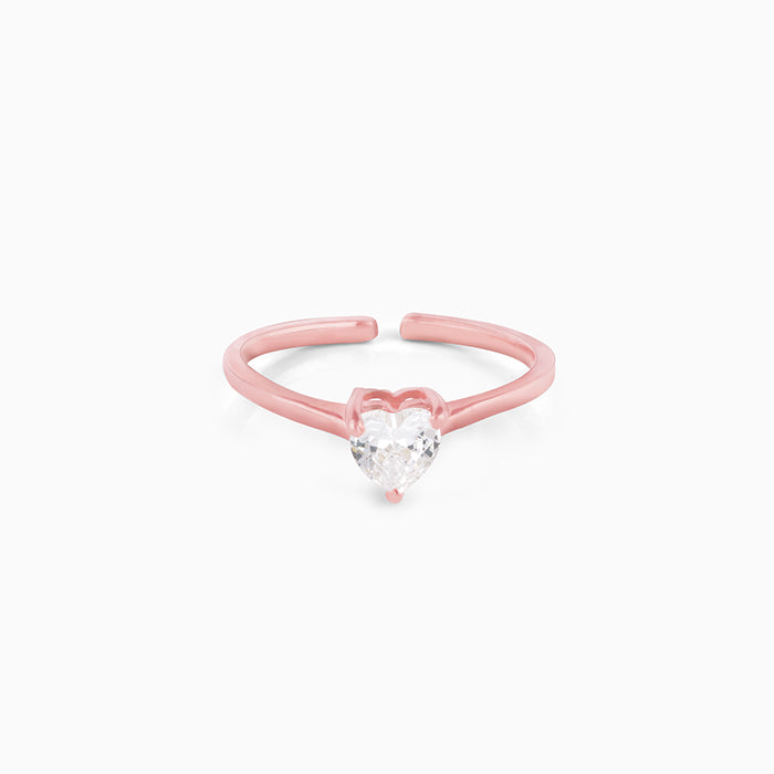 Rose Gold Heart's Paradise Ring