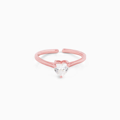 Rose Gold Heart's Paradise Ring