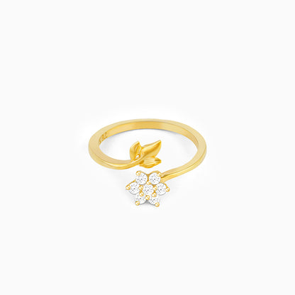 Golden Flower Girl Ring