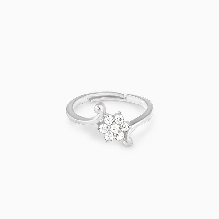 Get online Latest designer Beautiful Mayur Rhodium Plated Ring For Girls –  Lady India
