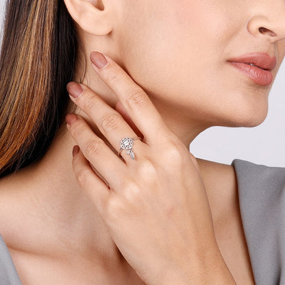 Silver Dreamcatcher Ring