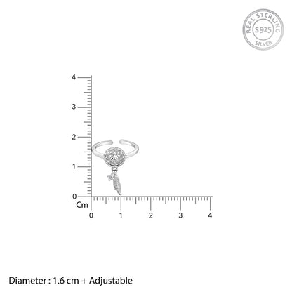 Silver Dreamcatcher Ring