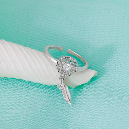 Silver Dreamcatcher Ring