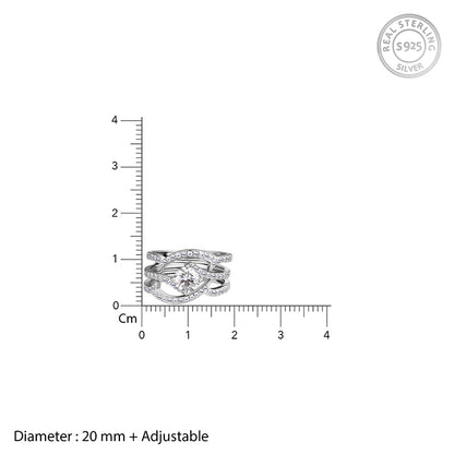 Silver Stack 'em Up Ring Set