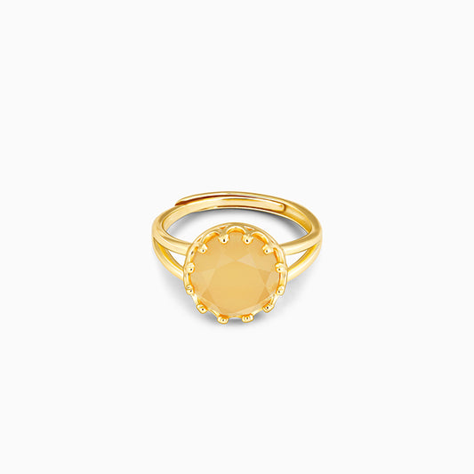 Golden Rising Sun Ring