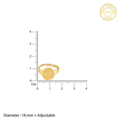 Golden Rising Sun Ring