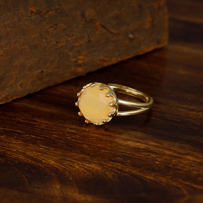 Golden Rising Sun Ring