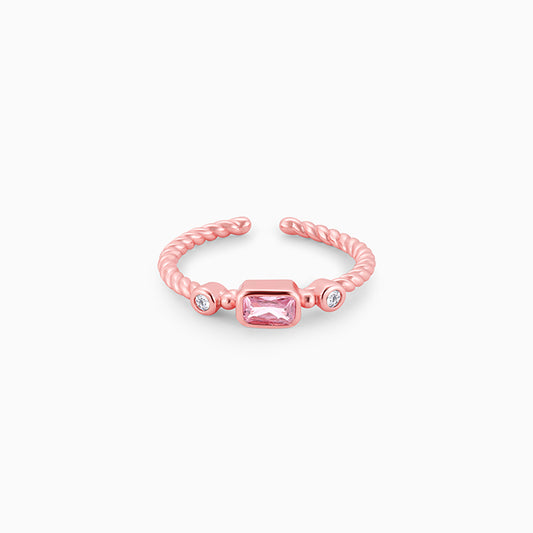 Rose Gold Mauvelous Pink Ring