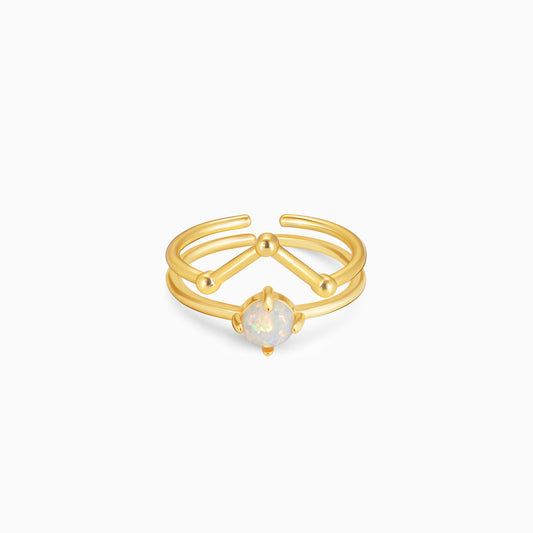 Golden Beauty Stackable Rings