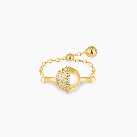 Golden Beads of Love Ring