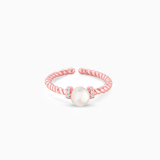 Rose Gold Pearl Of Paradise Ring