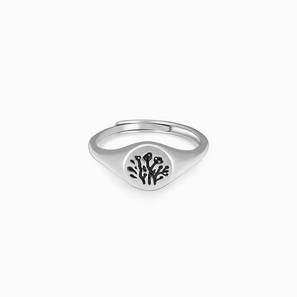 Silver Enchanted Forest Ring