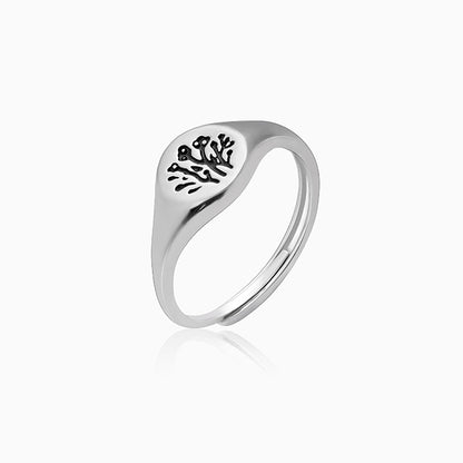 Silver Enchanted Forest Ring