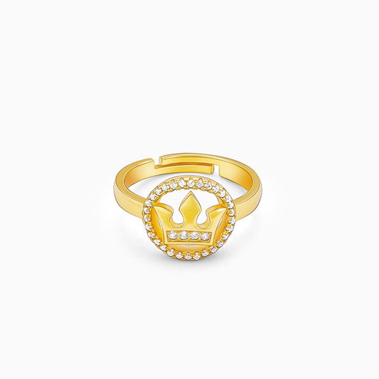 Golden Queen's Crown Ring