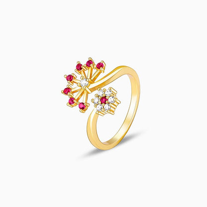 Golden Beautiful Celosia Ring