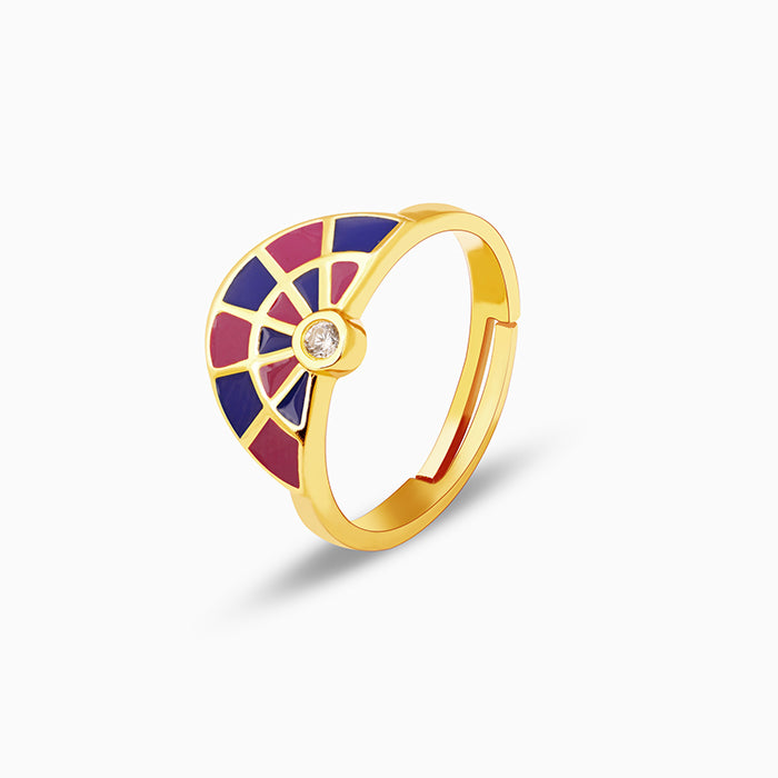 Golden St. Peter's Basilica Arch Ring