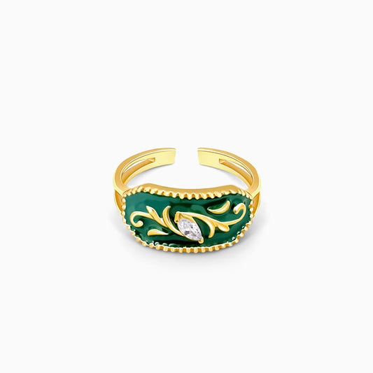 Golden St. Peter's Basilica Floral Ring